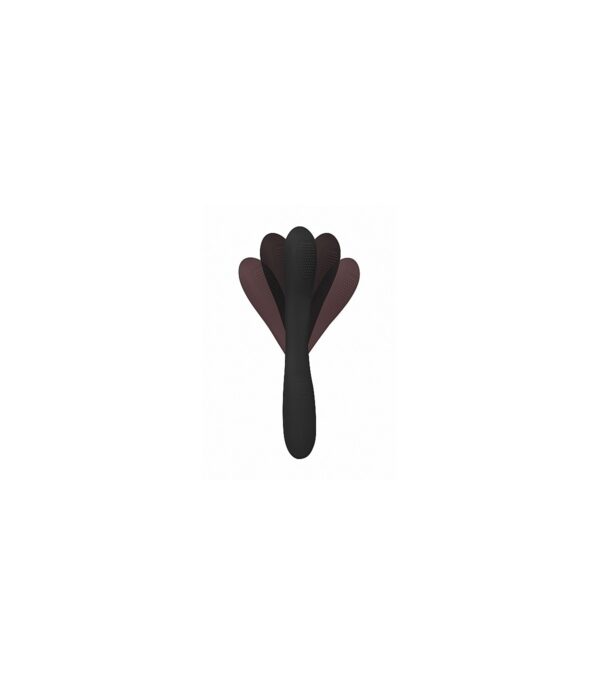 Vibrador Recargable Ultraflexible Double Ended Negro - Imagen 3