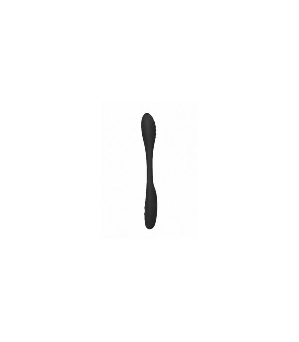 Vibrador Recargable Ultraflexible Double Ended Negro - Imagen 4