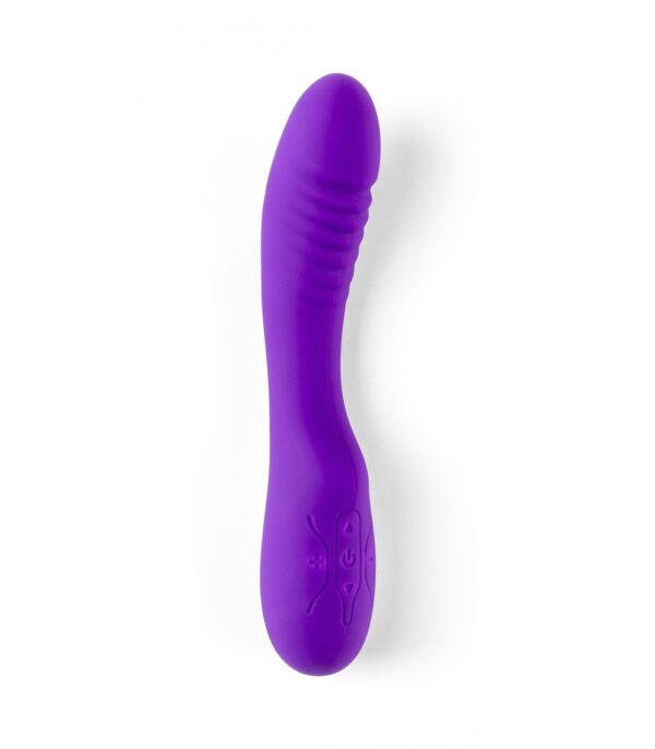 Vibrador Recargable V5 Morado - Imagen 4
