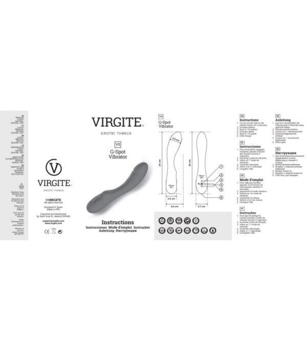 Vibrador Recargable V5 Rosa - Imagen 2