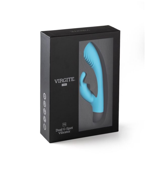 Vibrador Recargable V6 Azul - Imagen 3