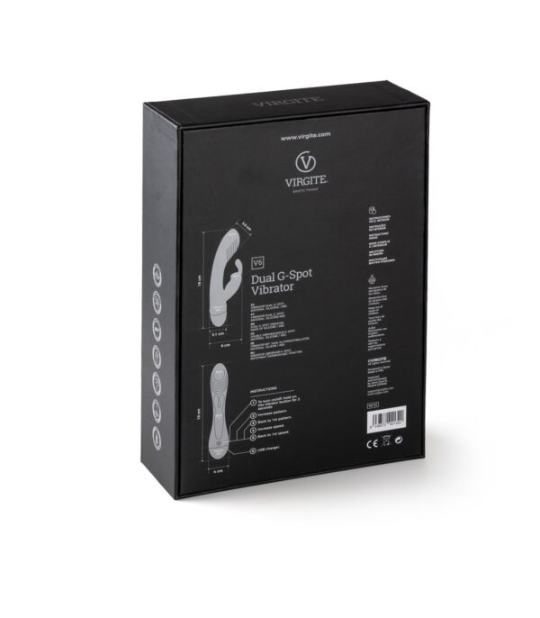 Vibrador Recargable V6 Azul - Imagen 4