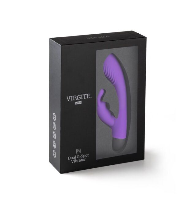 Vibrador Recargable V6 Morado - Imagen 2