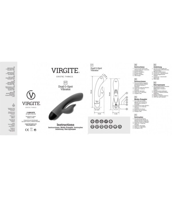 Vibrador Recargable V7 Rosa - Imagen 5