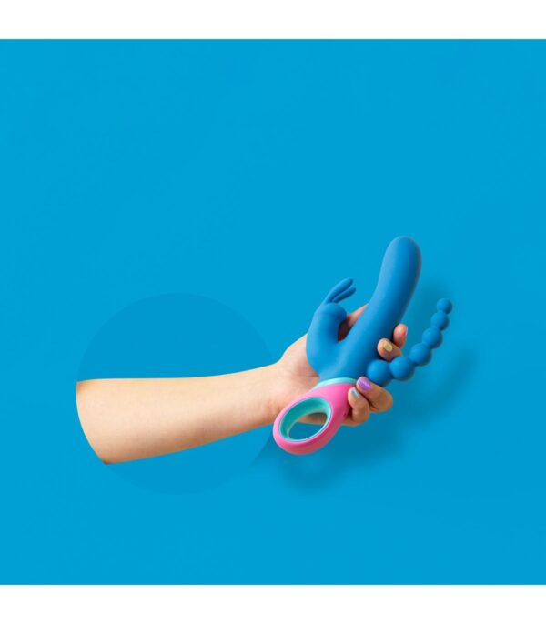 Vibrador Rotador Vice Triple Estimulación Recargable - Imagen 2