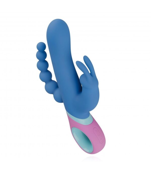 Vibrador Rotador Vice Triple Estimulación Recargable - Imagen 4