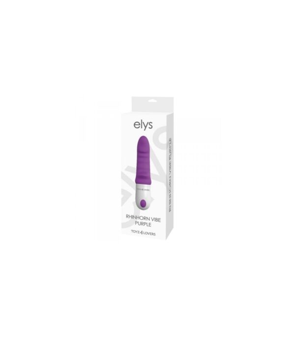 Vibrador Silicona Elys Rhinhorn 9 Intensidades Morado