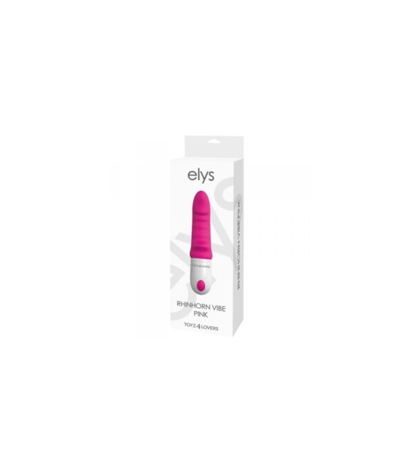 Vibrador Silicona Elys Rhinhorn 9 Intensidades Rosa - Imagen 3