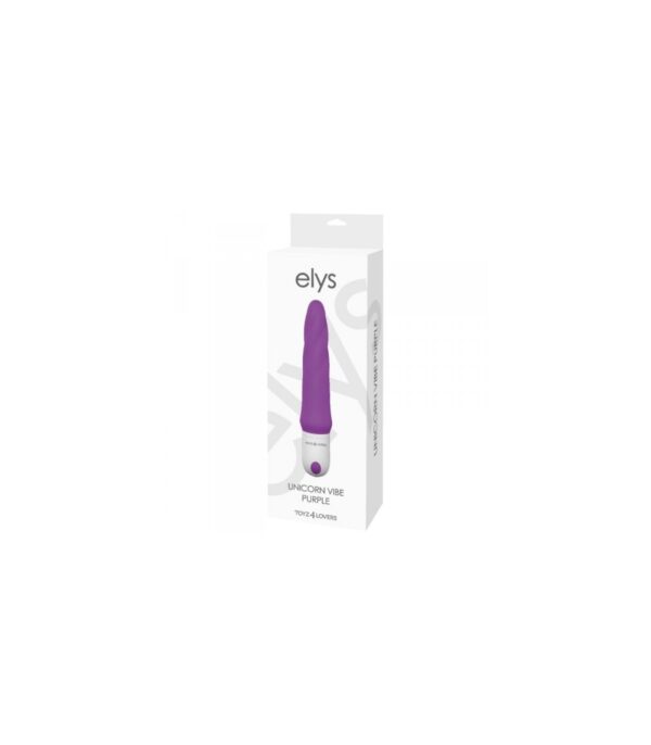 Vibrador Silicona Elys Unicorn 9 Intensidades Morado - Imagen 3