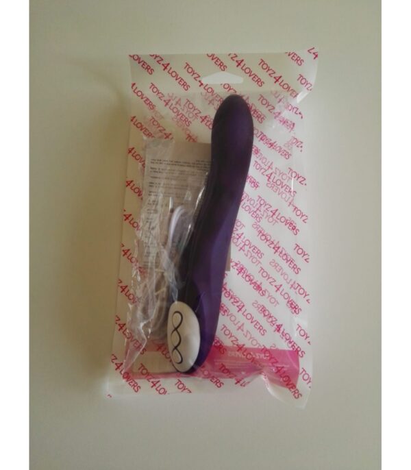 Vibrador Silicona Punto G Recargable Morado - Imagen 3
