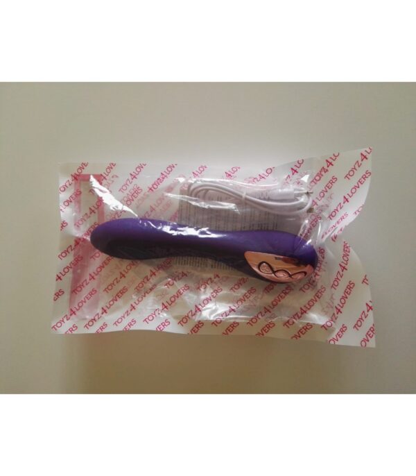Vibrador Silicona Whale Punto G Recargable Morado