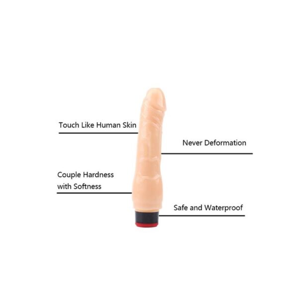Vibrador T-skin 8.1 Natural - Imagen 7