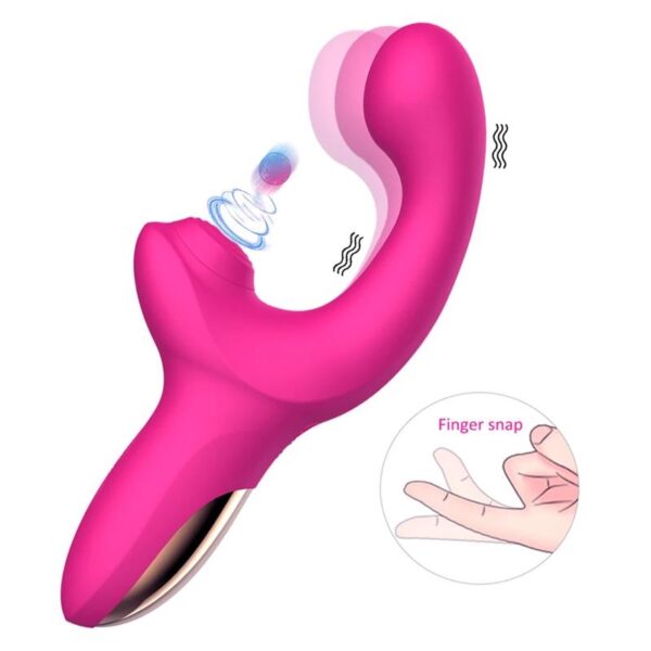 Volse Vibrador Triple Función Con Finger Y Pulsación Tapping - Imagen 3