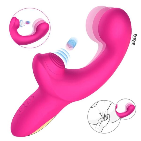 Volse Vibrador Triple Función Con Finger Y Pulsación Tapping - Imagen 4