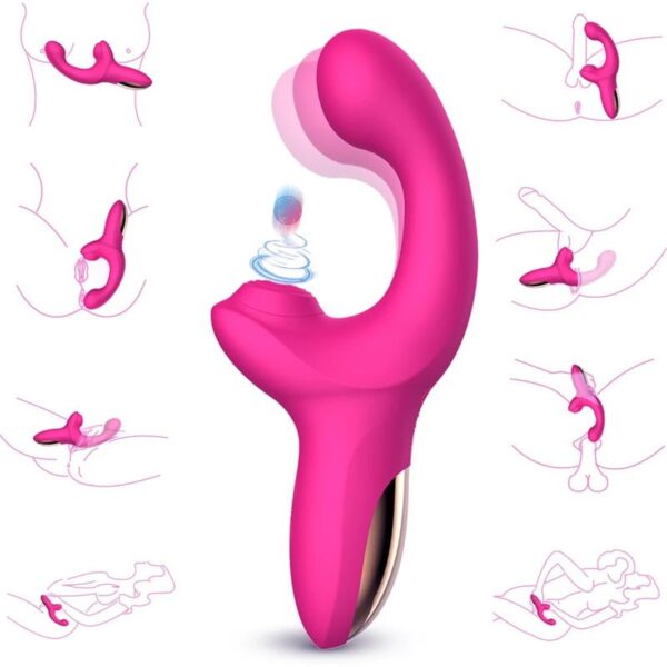 Volse Vibrador Triple Función Con Finger Y Pulsación Tapping - Imagen 5
