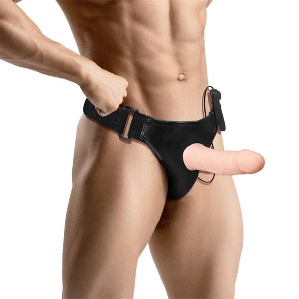 Wobox Arnés Con Dildo Hueco Desmontable. Vibración Y Control Remoto - Imagen 3