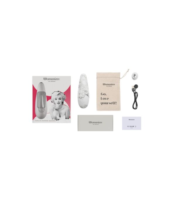 Womanizer Marilyn Monroe White Marble - Imagen 12