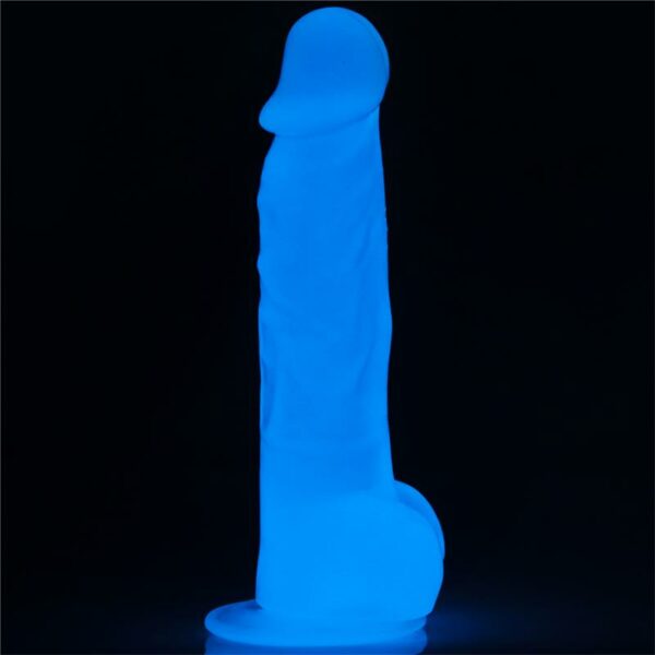 Dildo 8.5 Lumino Luz Azul