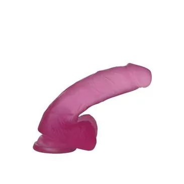LOVETOY Dildo Jelly Studs 7" Rosa - Imagen 3