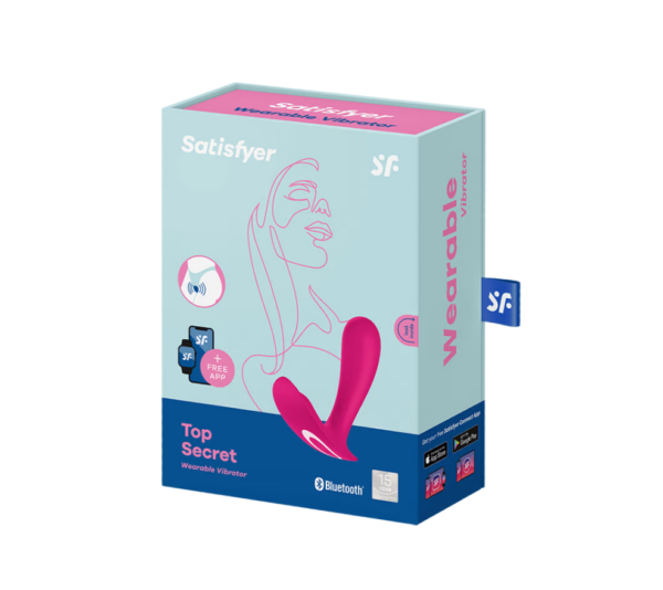 Estimulador Satisfyer Top Secret con APP Rosa - Imagen 2