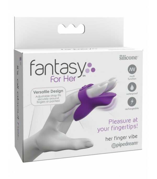 Fantasy For Her - Estimulador Ajustable Her Finger Vibe - Imagen 2