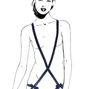 Blue Velvet Body Straps