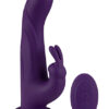 Whirl-Pulse Rotating Rabbit Vibrator & Remote Control Purple