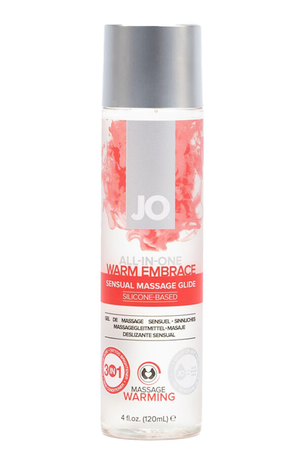 JO All-In-One Massage Glide - Warming - Massage 4 floz / 120 mL