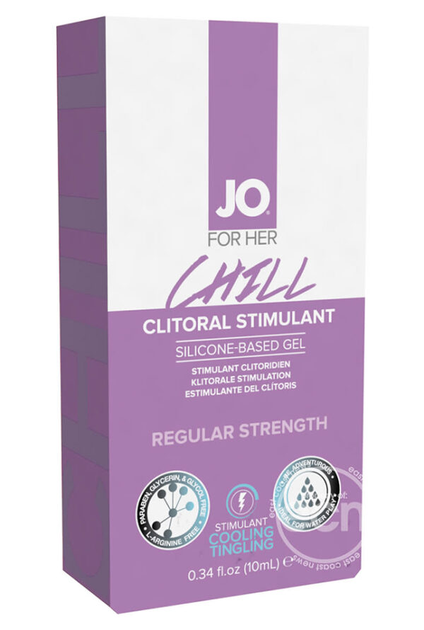 JO Chill Clitoral Gel - Cooling - Stimulant 0.34 floz / 10 mL