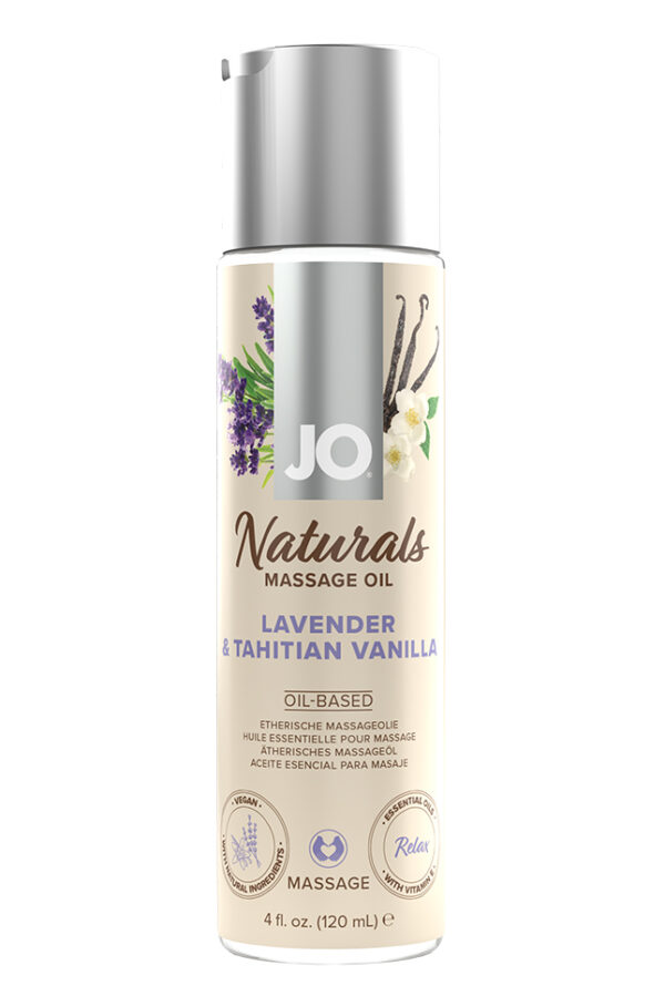 JO Naturals - Lavender & Vanilla - Massage 4 floz / 120 mL