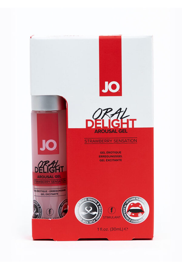 JO Oral Delight  - Strawberry - Stimulant 1 floz / 30 mL