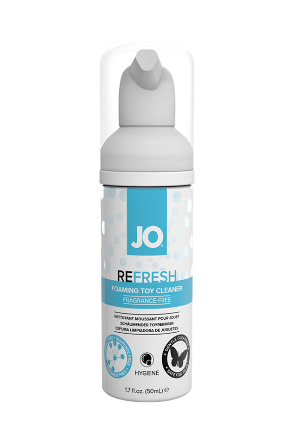 JO Refresh Foaming Toy Cleaner - Fragrance Free - Hygiene 1.7 floz / 50 mL