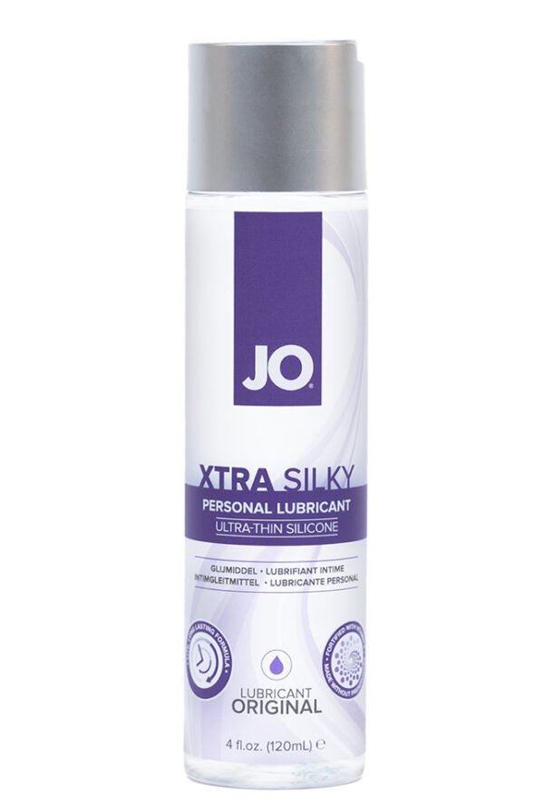 JO Xtra Silky Thin Silicone - Original - Lubricant 4 oz / 120 mL