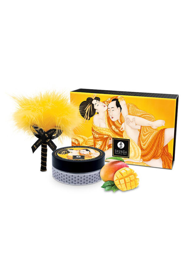 SHUNGA KISSABLE MASSAGE POWDER LUSCIUOS MANGO - Imagen 2