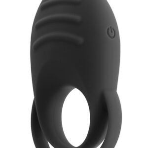 DUAL COCK RING - BLACK