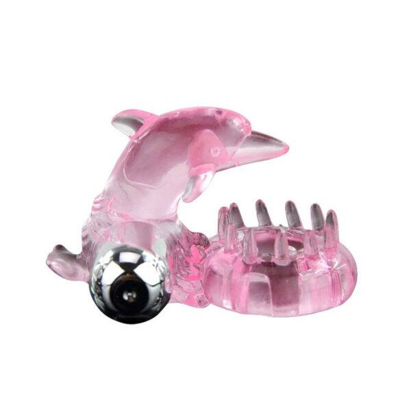 Anillo Vibrador Love Dolphig Ring Rosa - Imagen 2