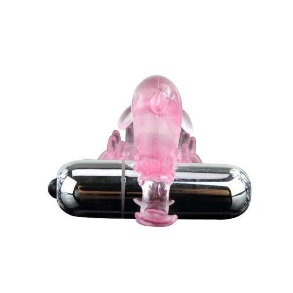 Anillo Vibrador Love Dolphig Ring Rosa - Imagen 4