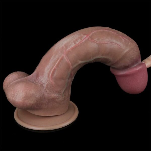 Dildo Doble Capa Silicona Platinum 10.5 - Imagen 8