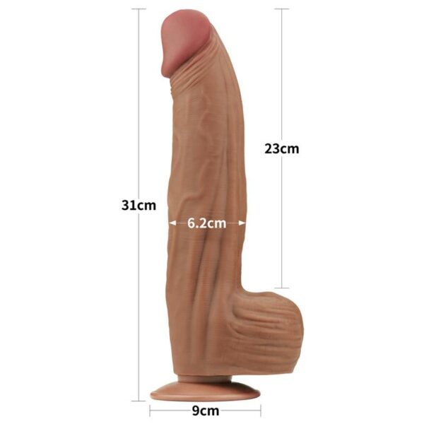 Dildo Dual Density Piel Deslizante 12 - Imagen 12