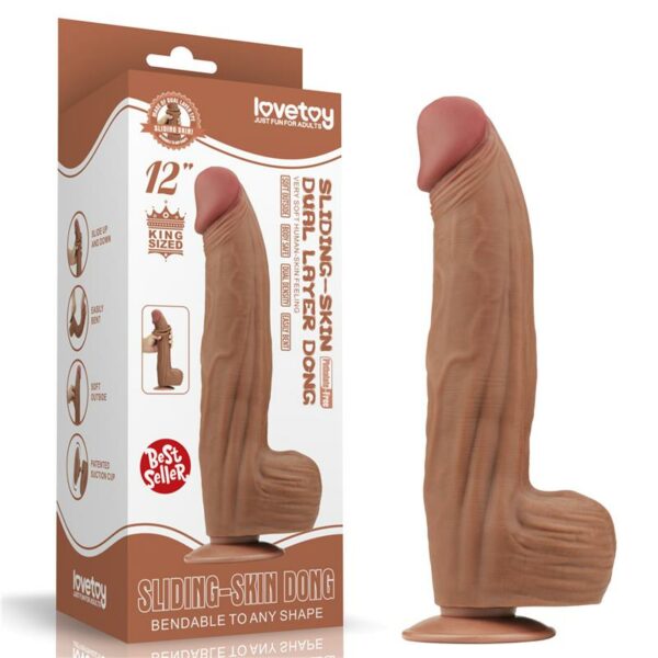 Dildo Dual Density Piel Deslizante 12 - Imagen 13