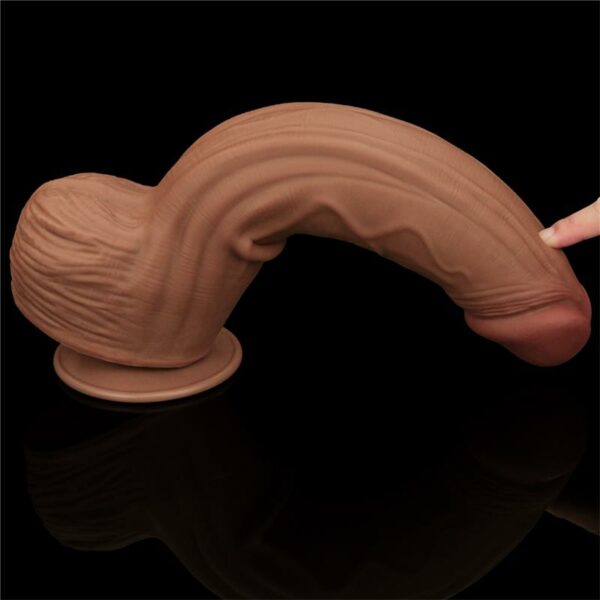 Dildo Dual Density Piel Deslizante 12 - Imagen 4