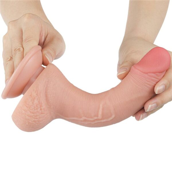 Dildo Dual Layer Piel Deslizante 7.5 - Imagen 11