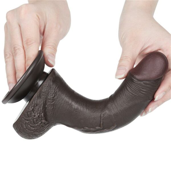 Dildo Dual Layer Piel Deslizante 7.5 - Imagen 8