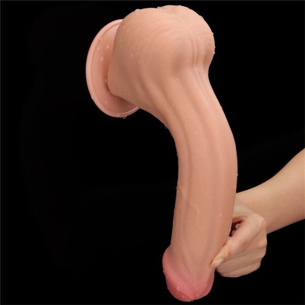 Dildo Dual Layer Piel Retractil 11.5 - Imagen 4