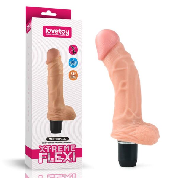 Dildo Flexi 9 con Vibración Natural - Imagen 6