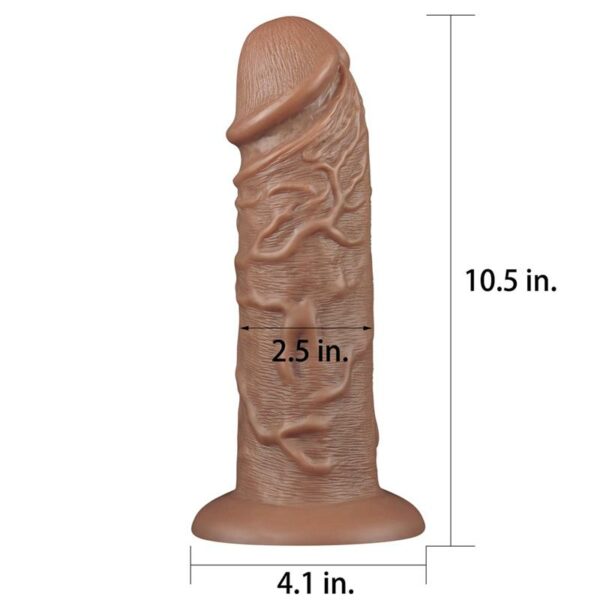 Dildo King 10.5 Marrón - Imagen 9