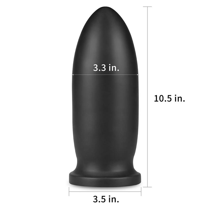 Dildo King Sized Anal Bomber 9 Negro - Imagen 4