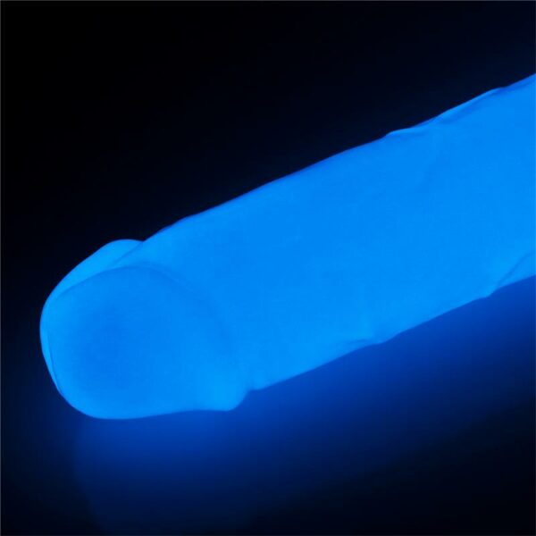 Dildo Lumino 8 Luz Azul - Imagen 3