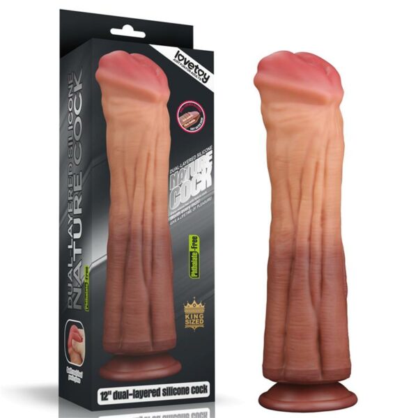 Dildo Nature 12 Dual Layer - Imagen 3