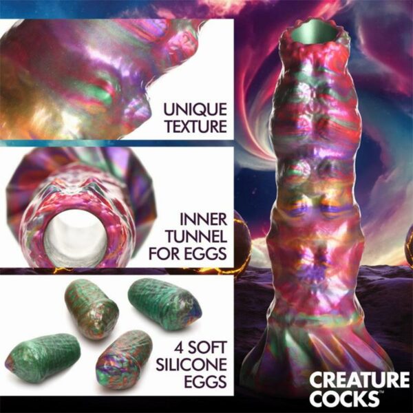 Dildo Ovipositor con 4 Huevos de Silicona - Imagen 14